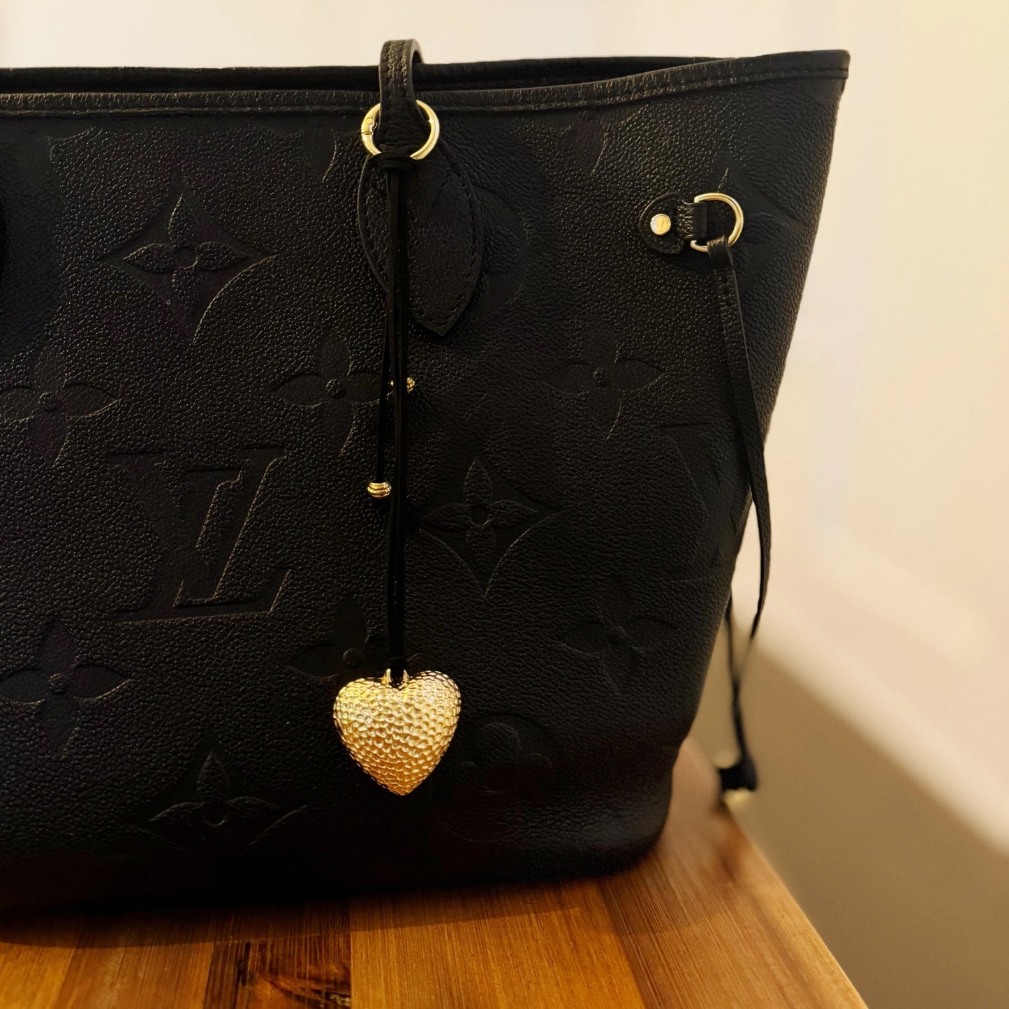 Puffy Heart Bag Charm