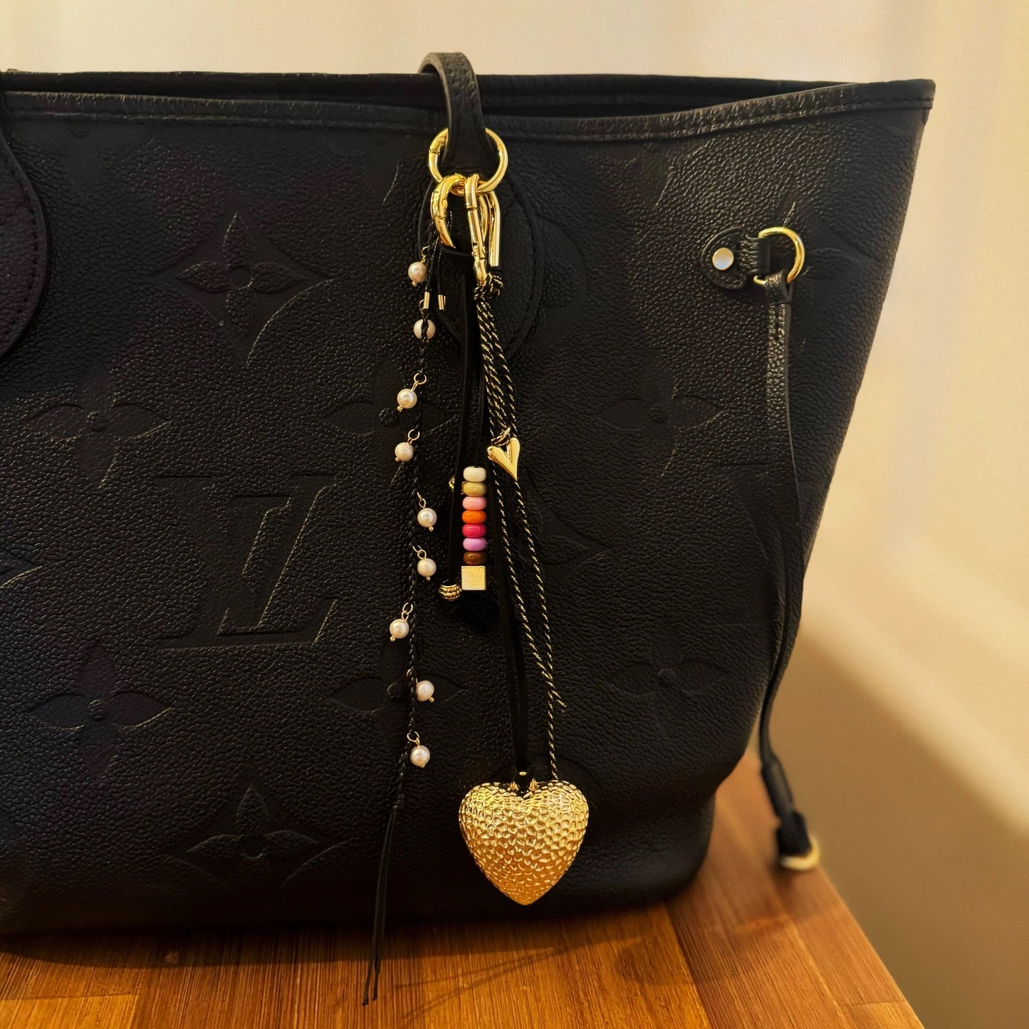 Puffy Heart Bag Charm