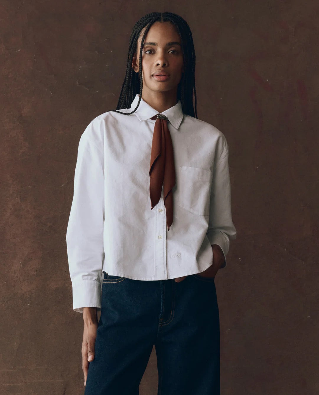 The Cropped Oxford Shirt