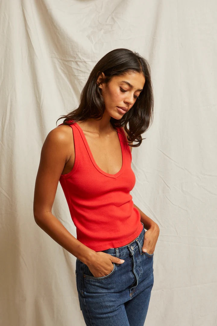 Maria V Neck Tank