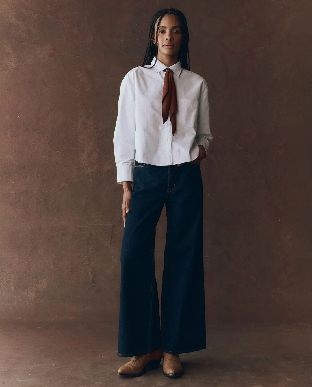 The Cropped Oxford Shirt