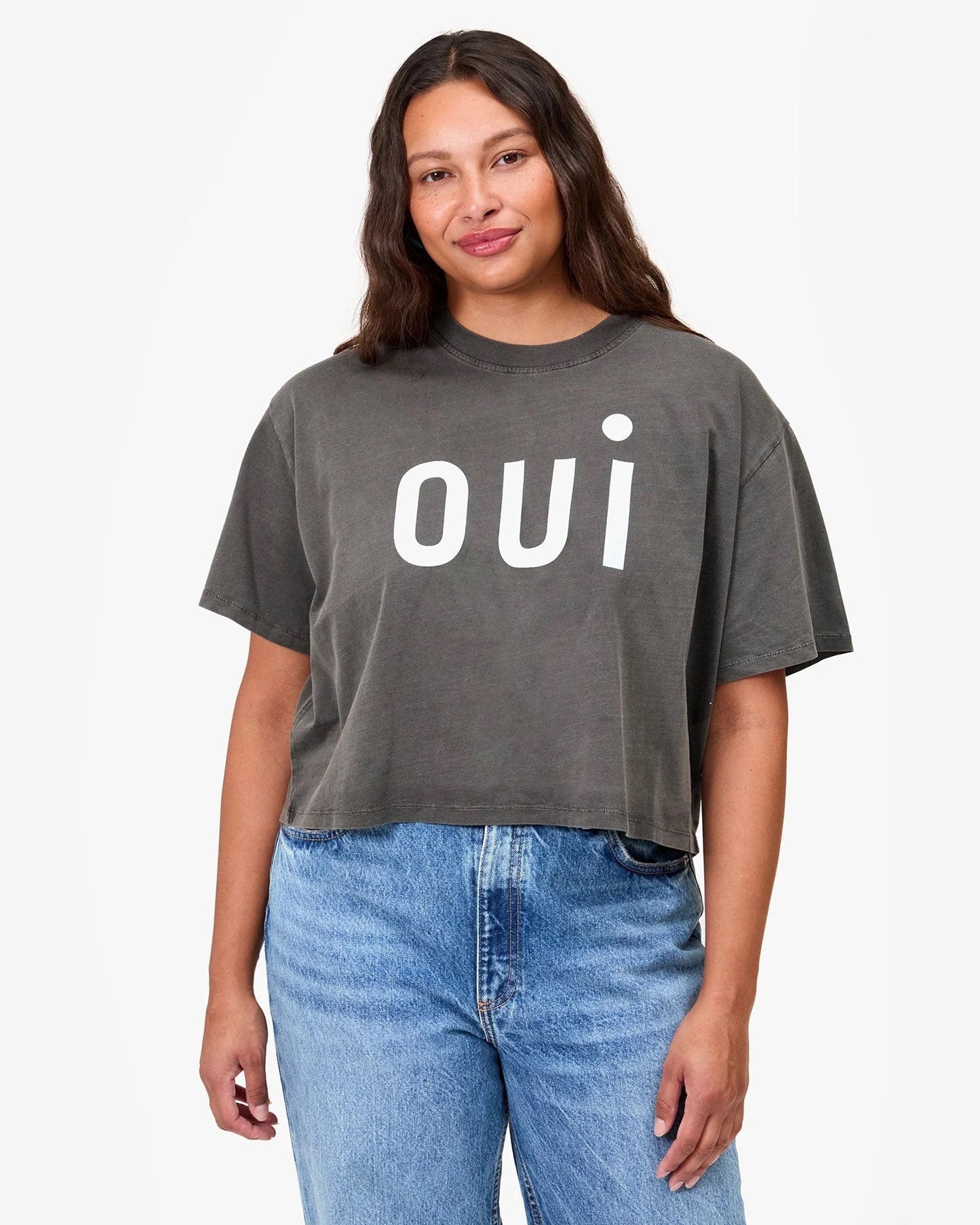 Le Carre Tee with Oui