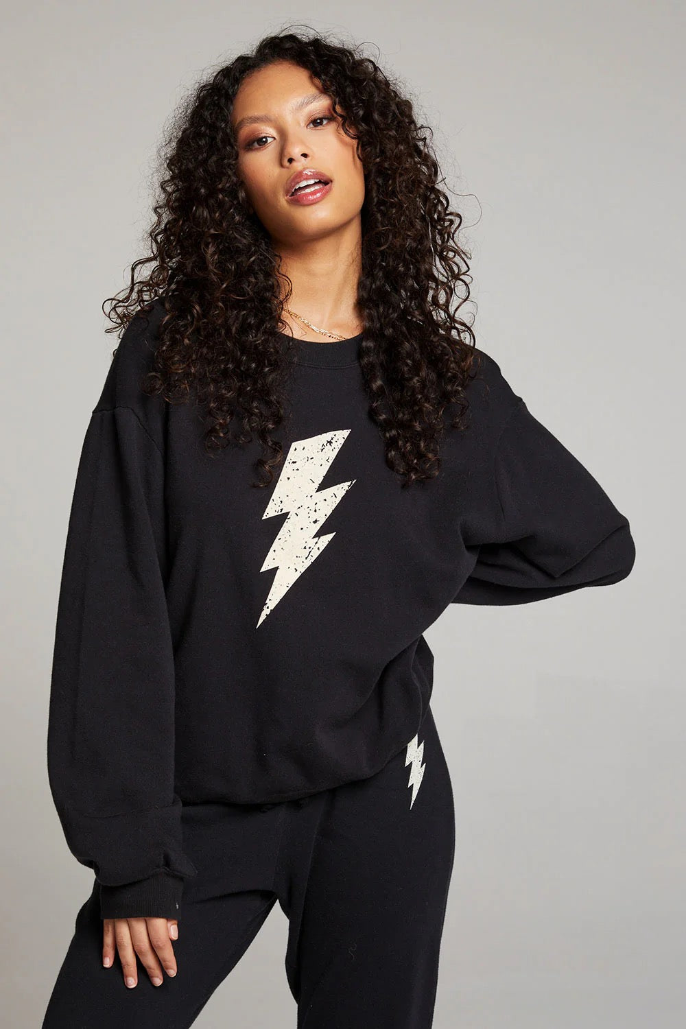 Distressed Bolt Sweatshirt