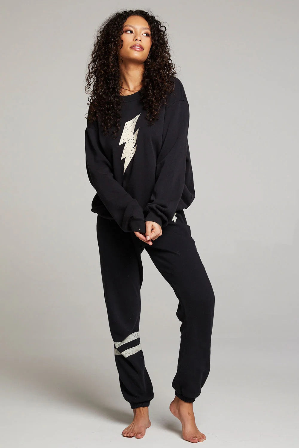 Distressed Bolt Sweatshirt