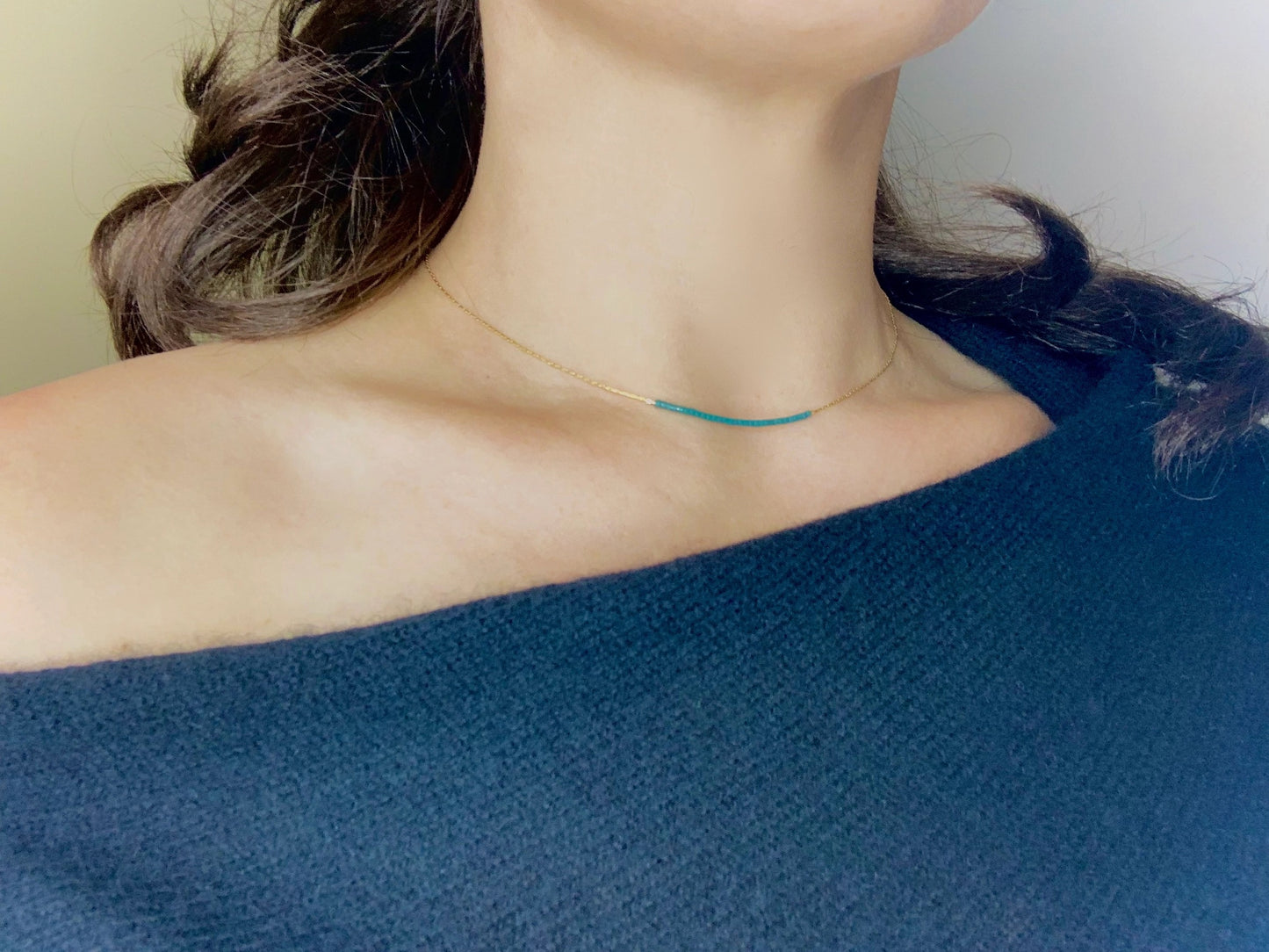 Bronze Minimalist Necklace