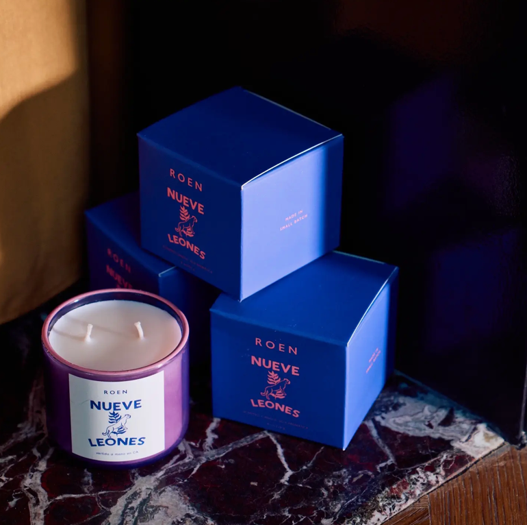 Nueve Leones Candle