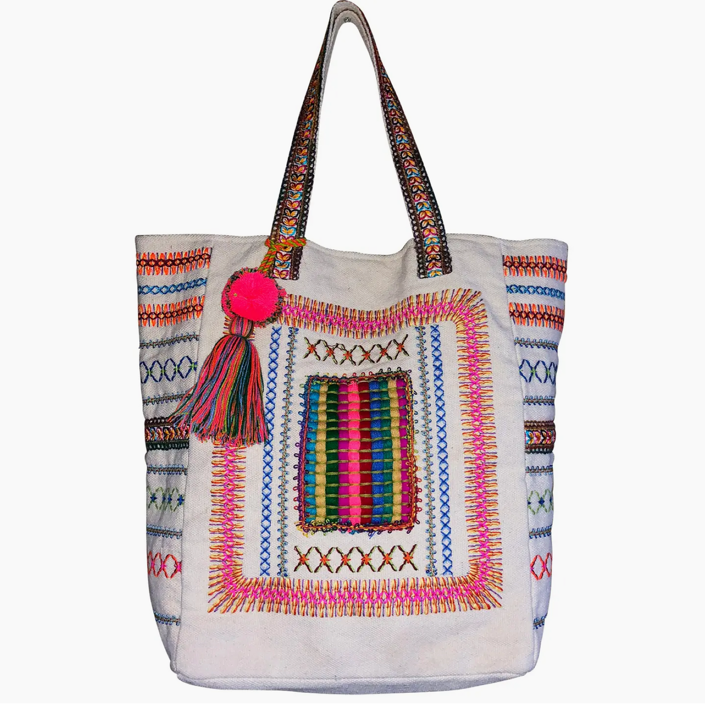 Vibrant Stitches Tote