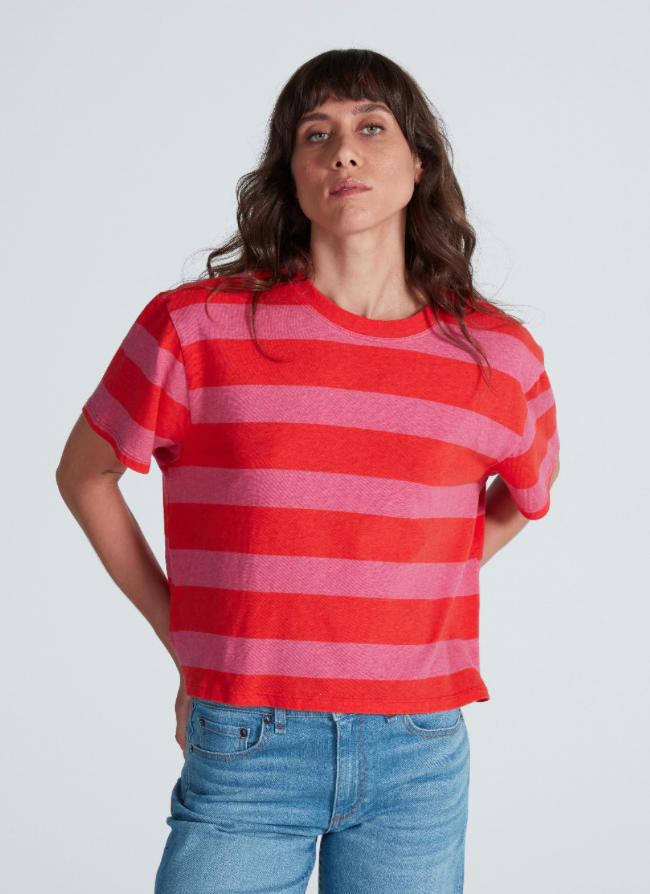 Shrunken Boy Striped Tee