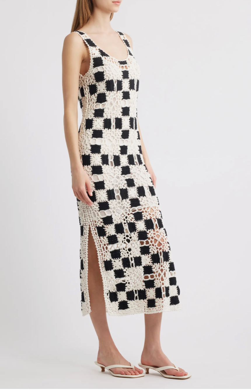 Lily Crochet Midi Dress
