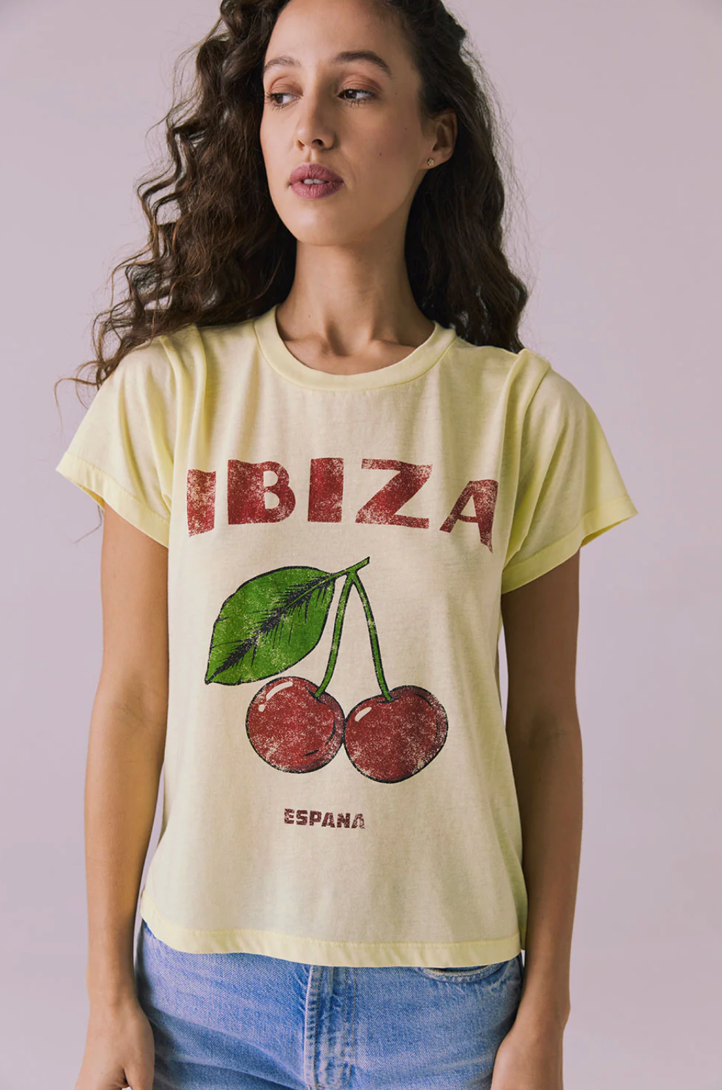 Ibiza Cherry Graphic Tee
