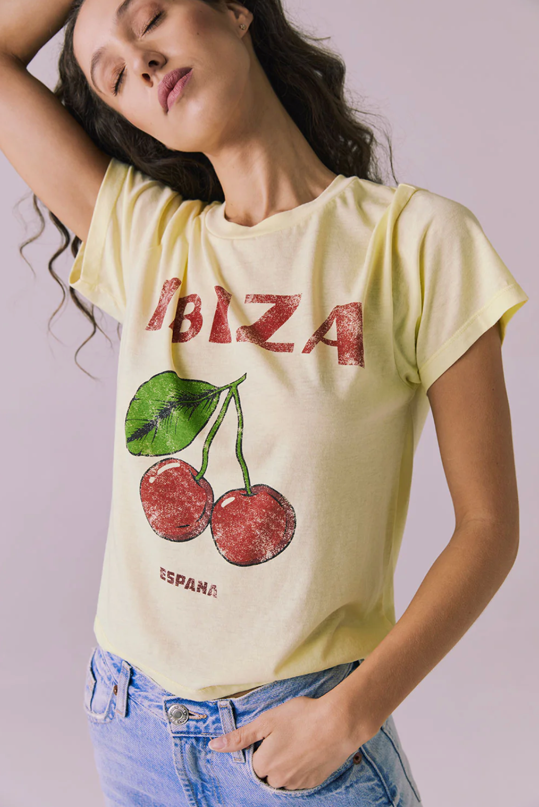 Ibiza Cherry Graphic Tee