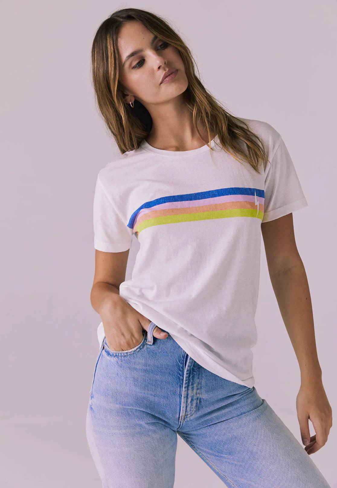 Retro Lightning Graphic Tee