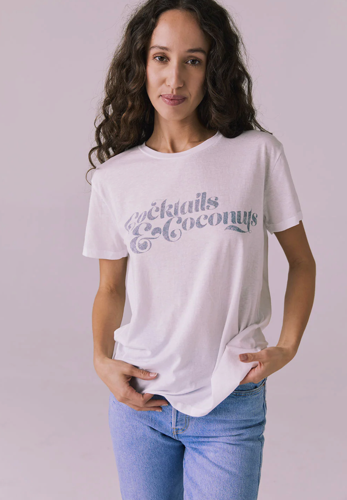 Cocktails and Coconuts Graphic Tee