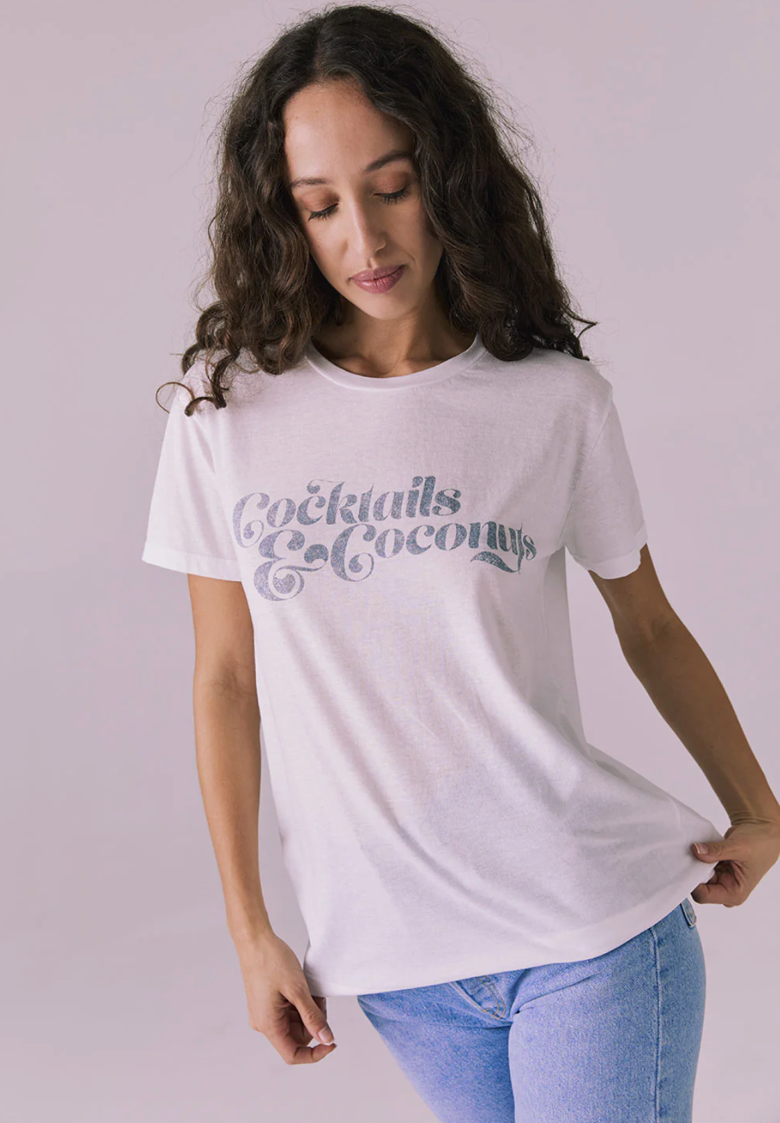 Cocktails and Coconuts Graphic Tee