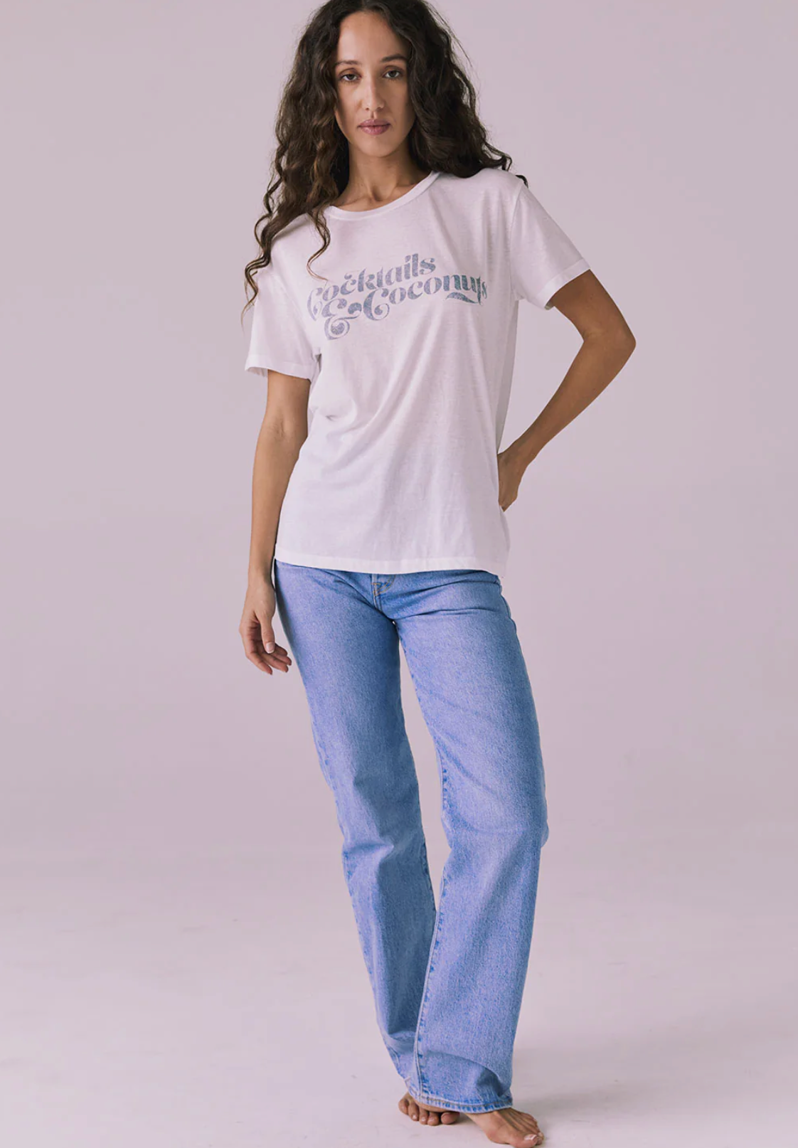 Cocktails and Coconuts Graphic Tee