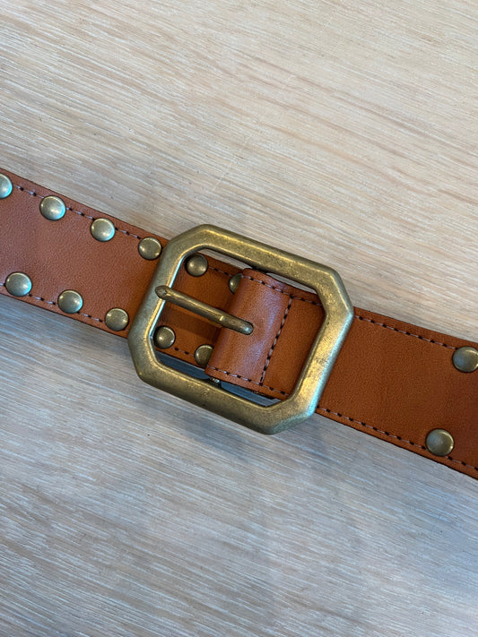 Squared Off Buckle Belt