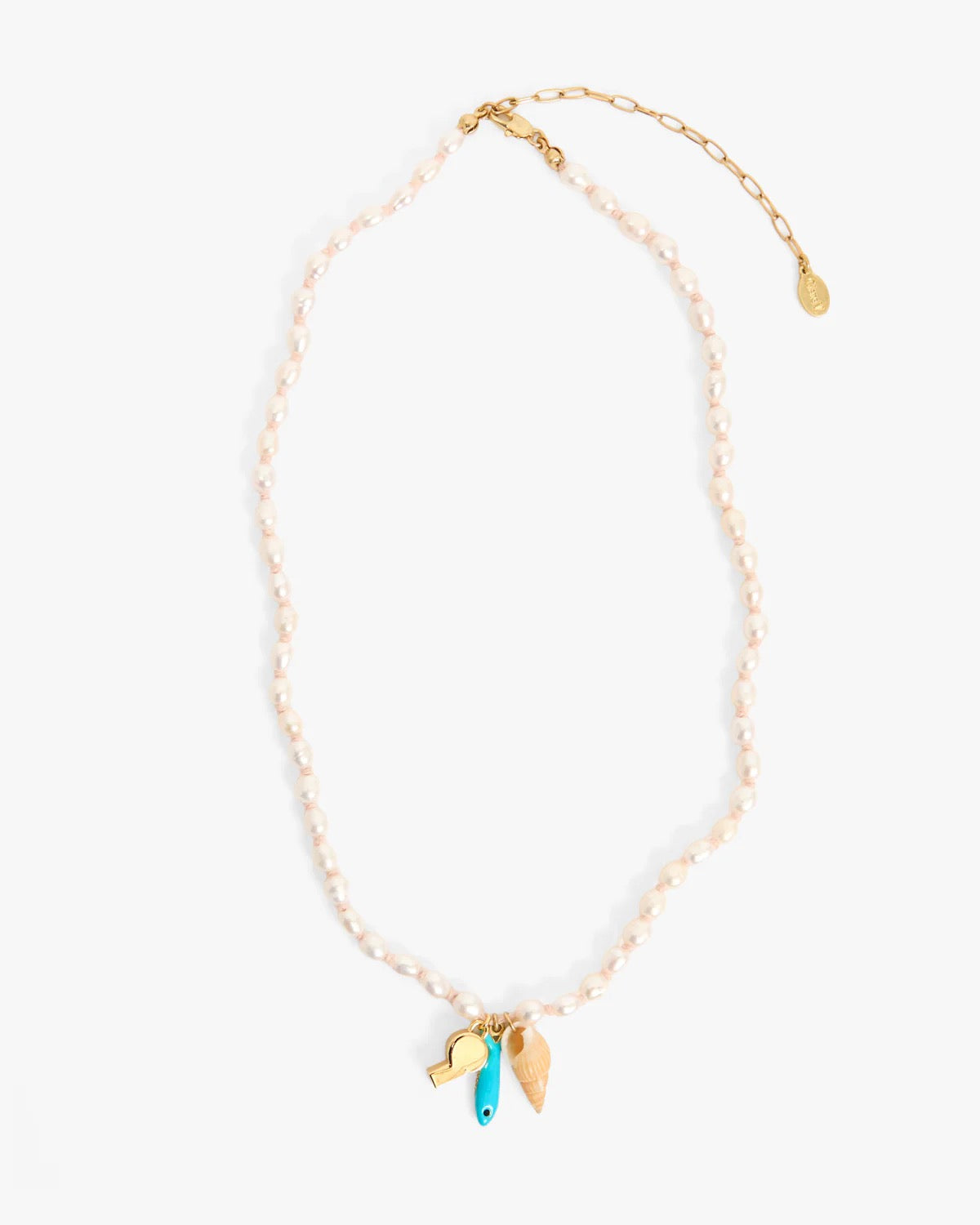 Freshwater Pearl Charm Necklace