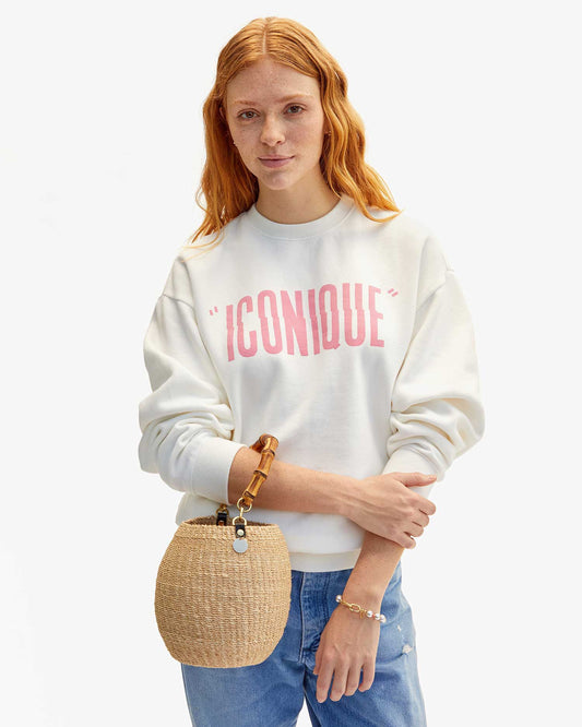 Oversized Sweatshirt with Iconique