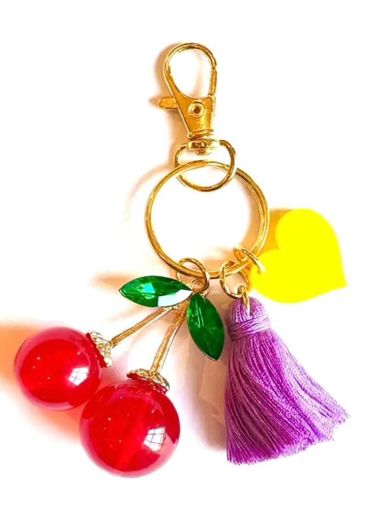 Cherry Key/Bag Charm