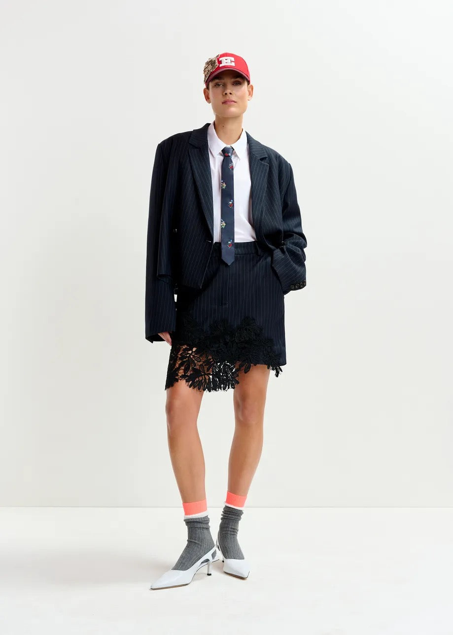 Interior Crochet Mini Skirt