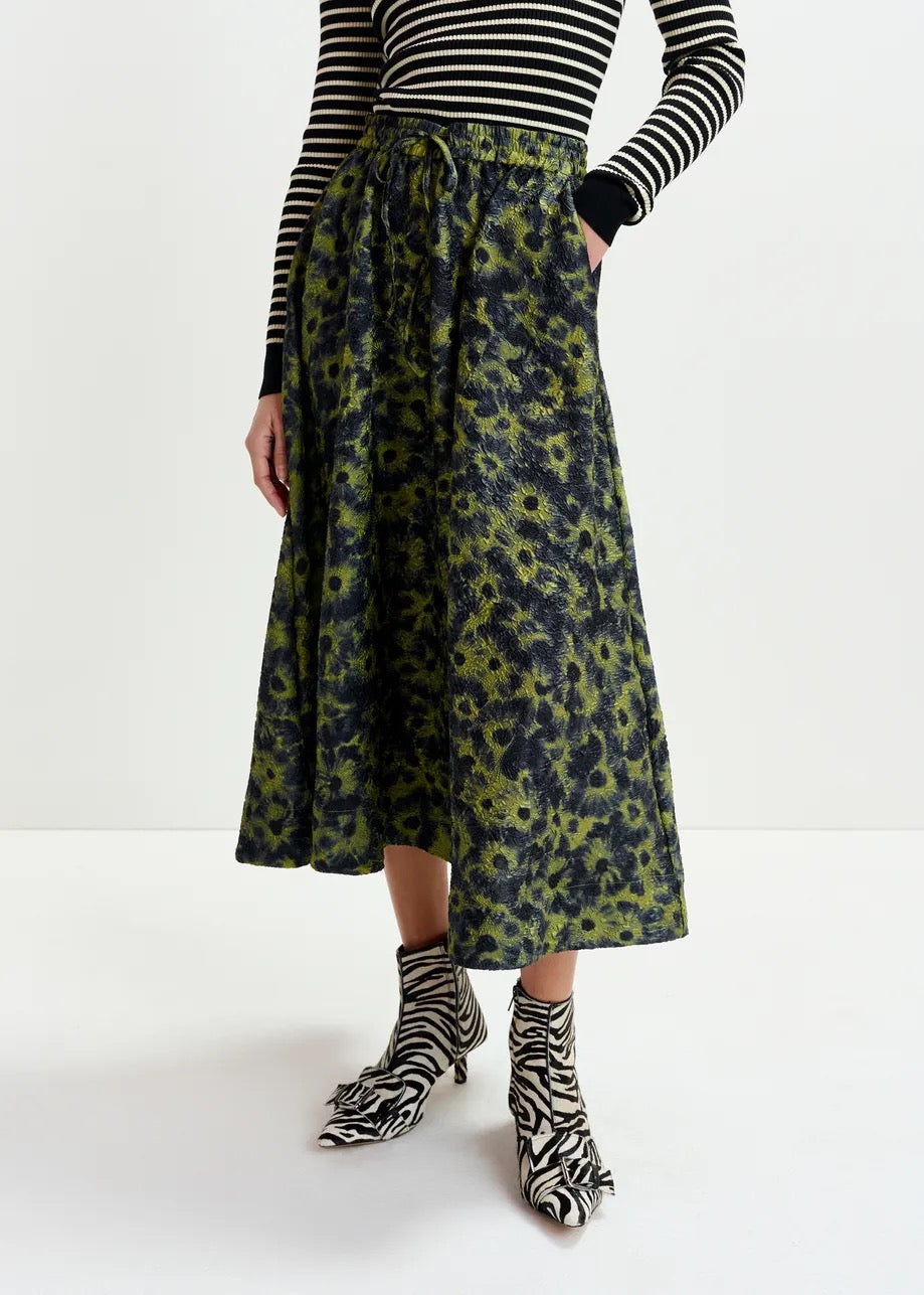 Isebel Elasticized Midi Skirt