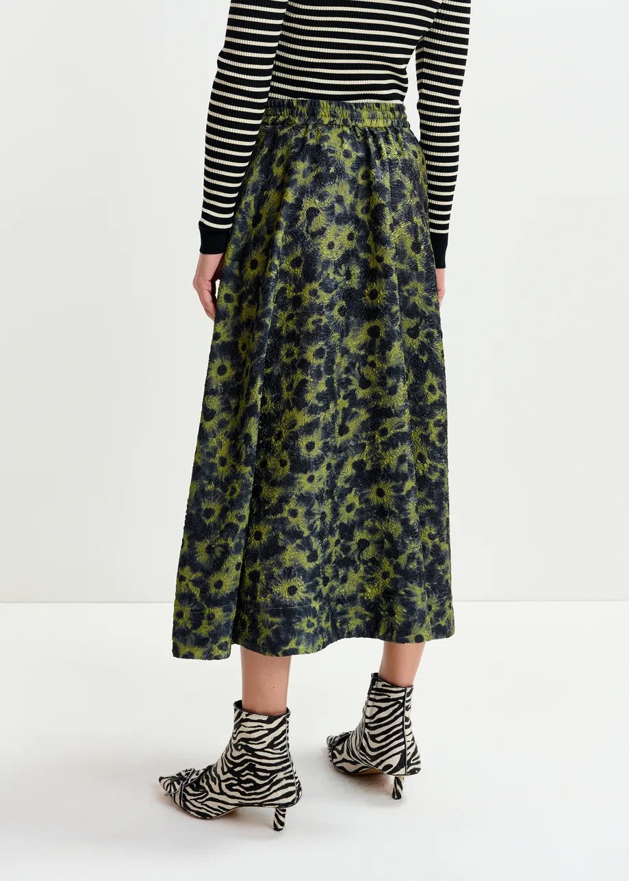 Isebel Elasticized Midi Skirt