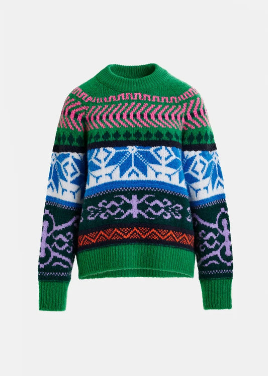 Irelando Jacquard Knit Pullover