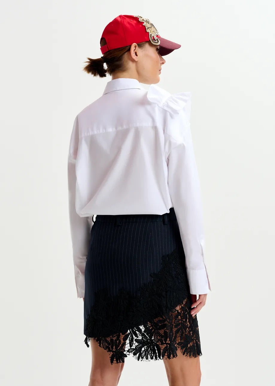 Interior Crochet Mini Skirt