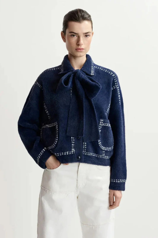 Ihoops Cardigan with Bow