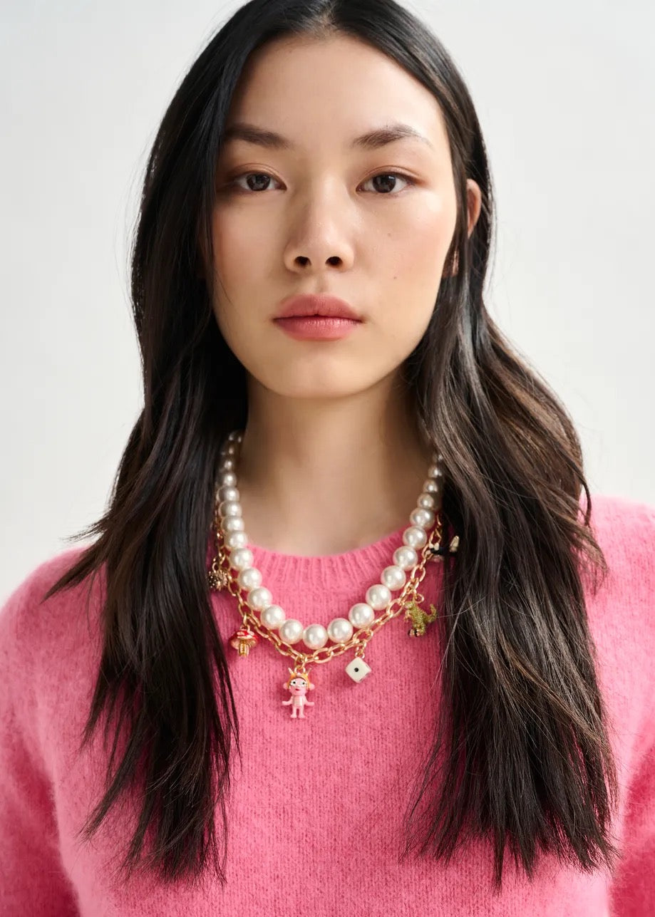 Imany Necklace with Charms