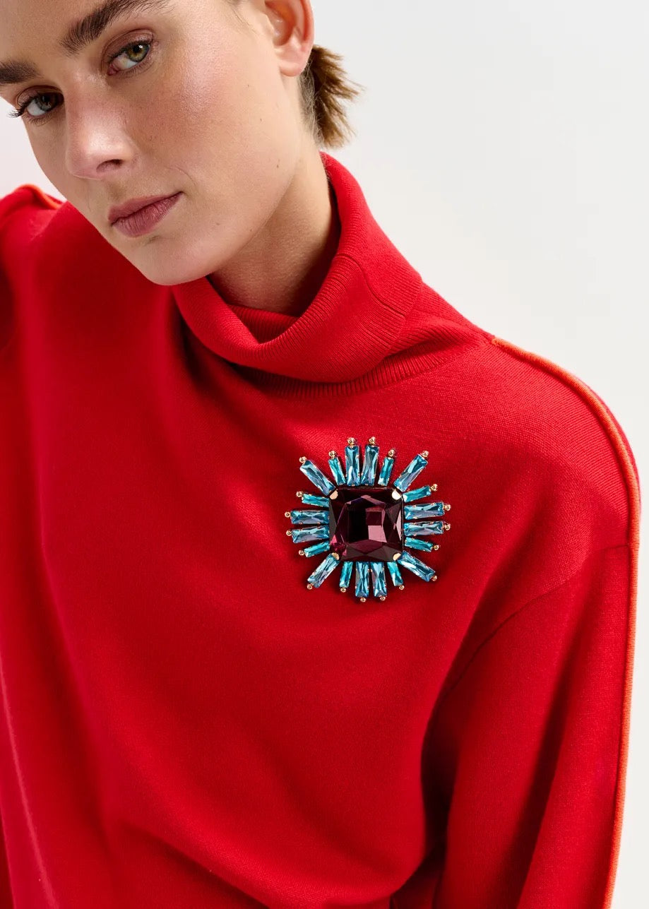 Itime Rhinestone Brooch