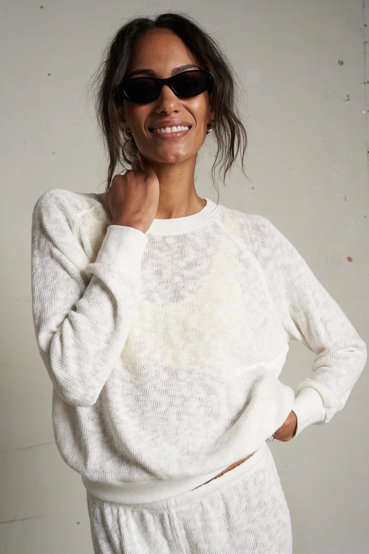 Aulani Coastal Slub Crewneck Sweater