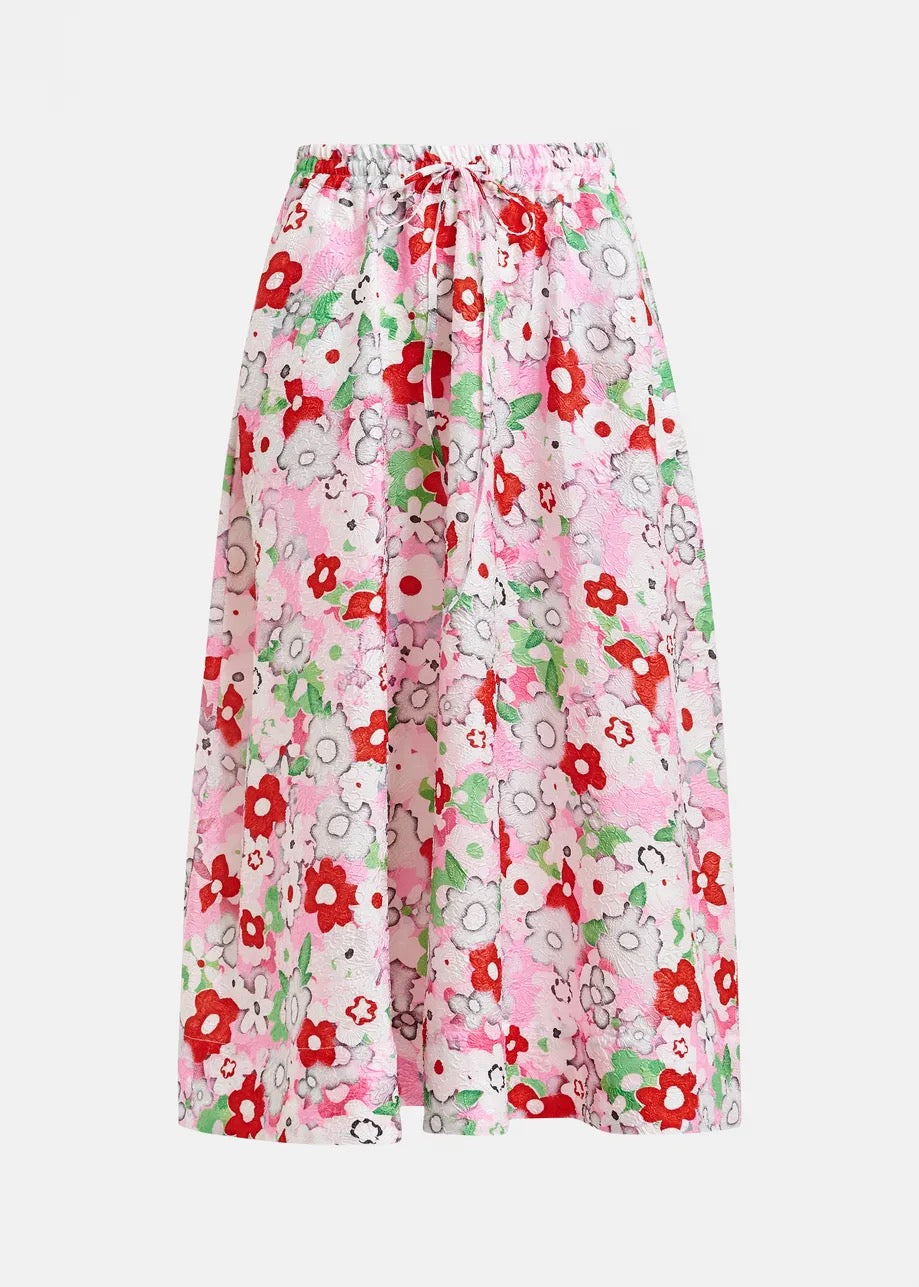 Julianne A Line Midi Skirt