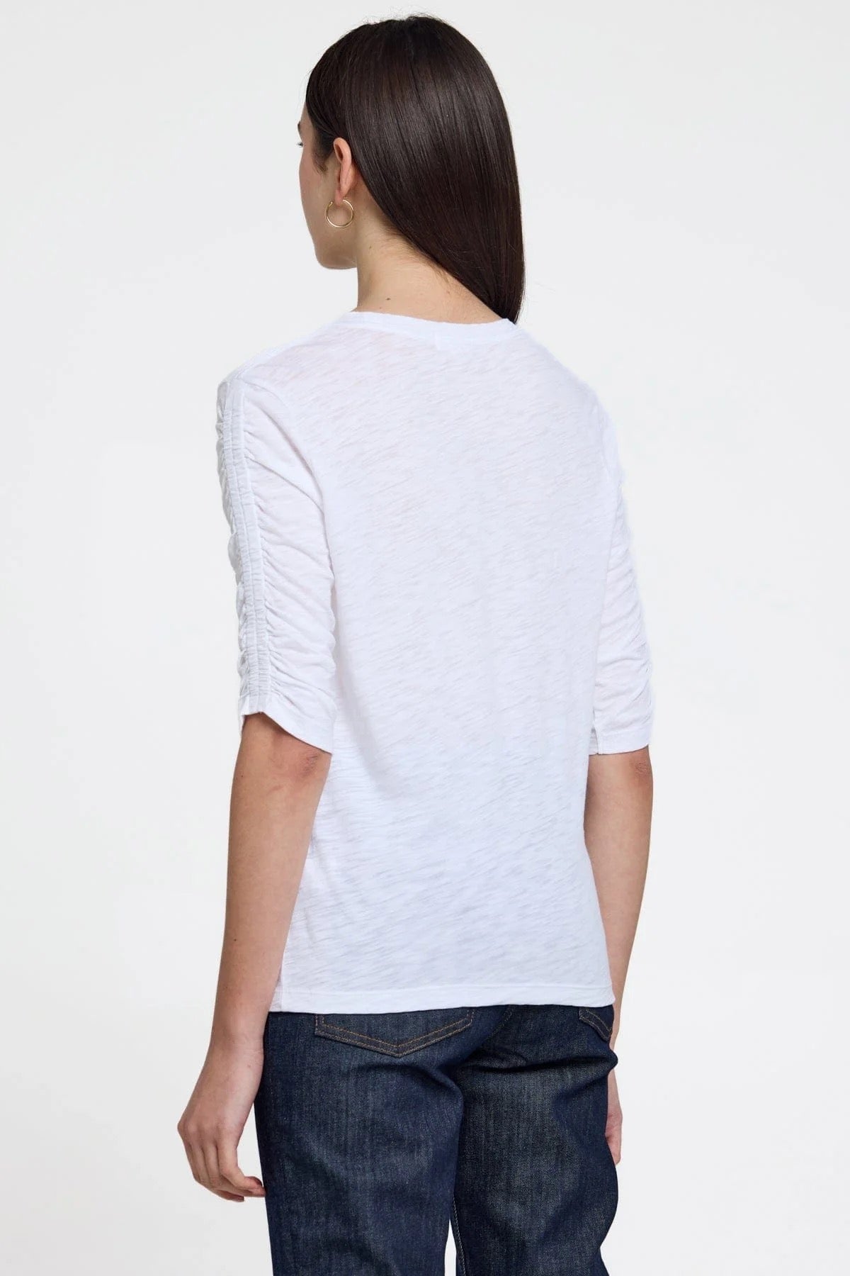 Ruched Half Sleeve Tee