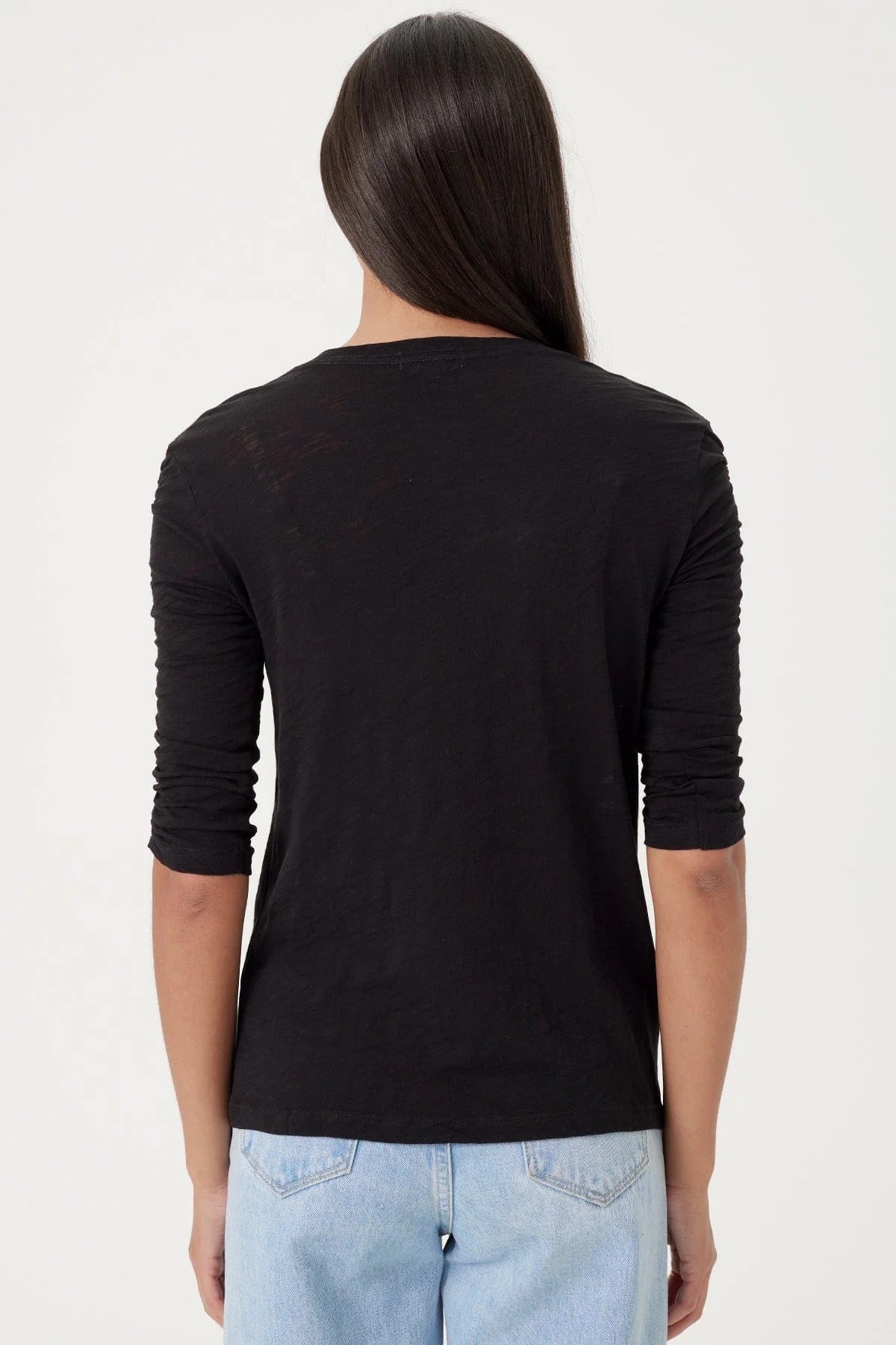 Ruched Half Sleeve Tee