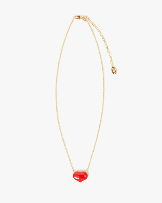 Petit Mylar Heart Necklace