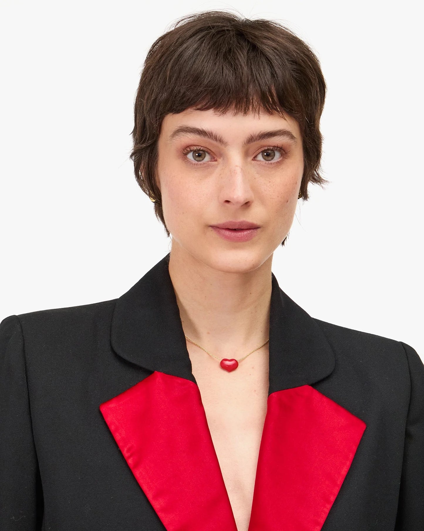 Petit Mylar Heart Necklace