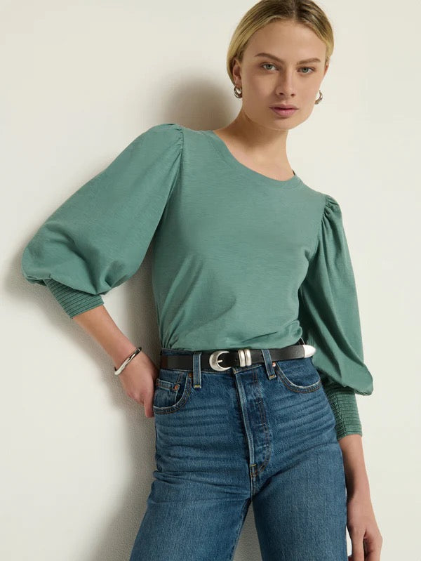Loren Smocked Tee