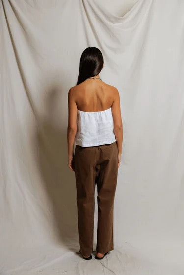 Gianna Linen Tube Top