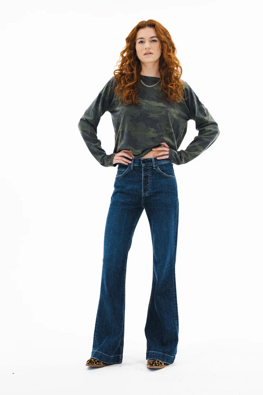 Cropped LS Tee