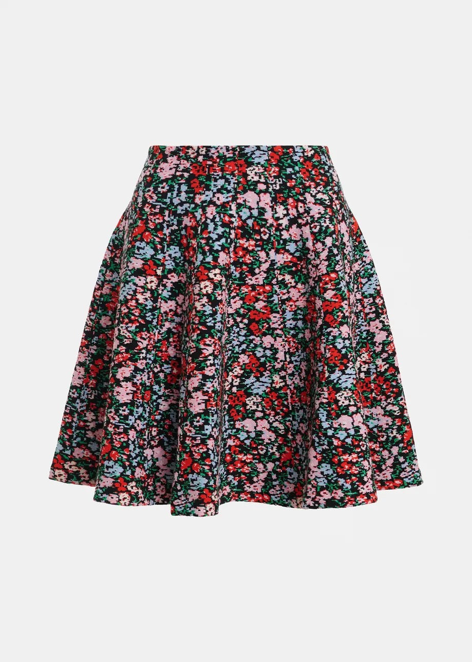 Konnie Knitted Jacquard Skirt