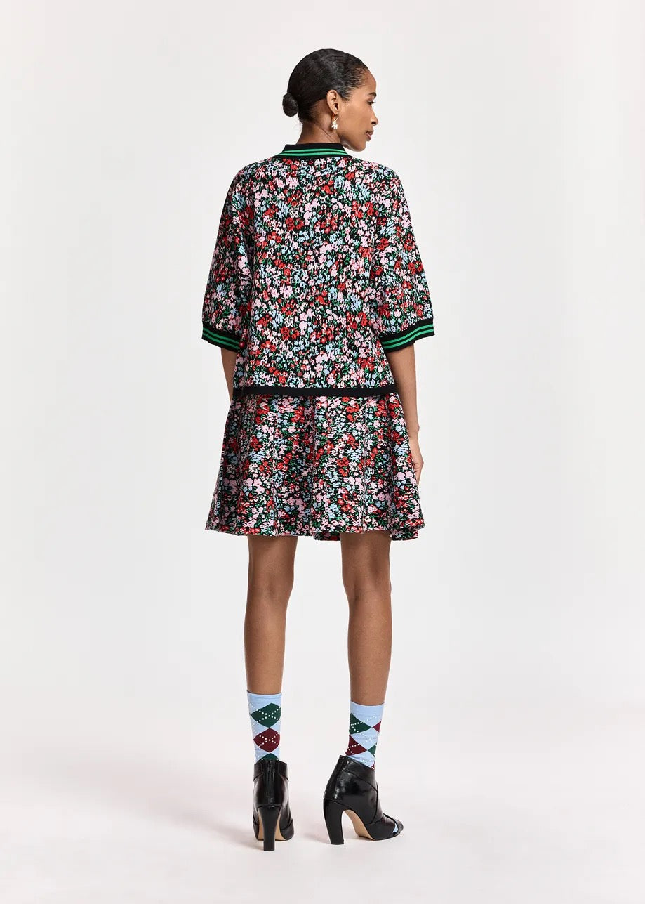 Konnie Knitted Jacquard Skirt