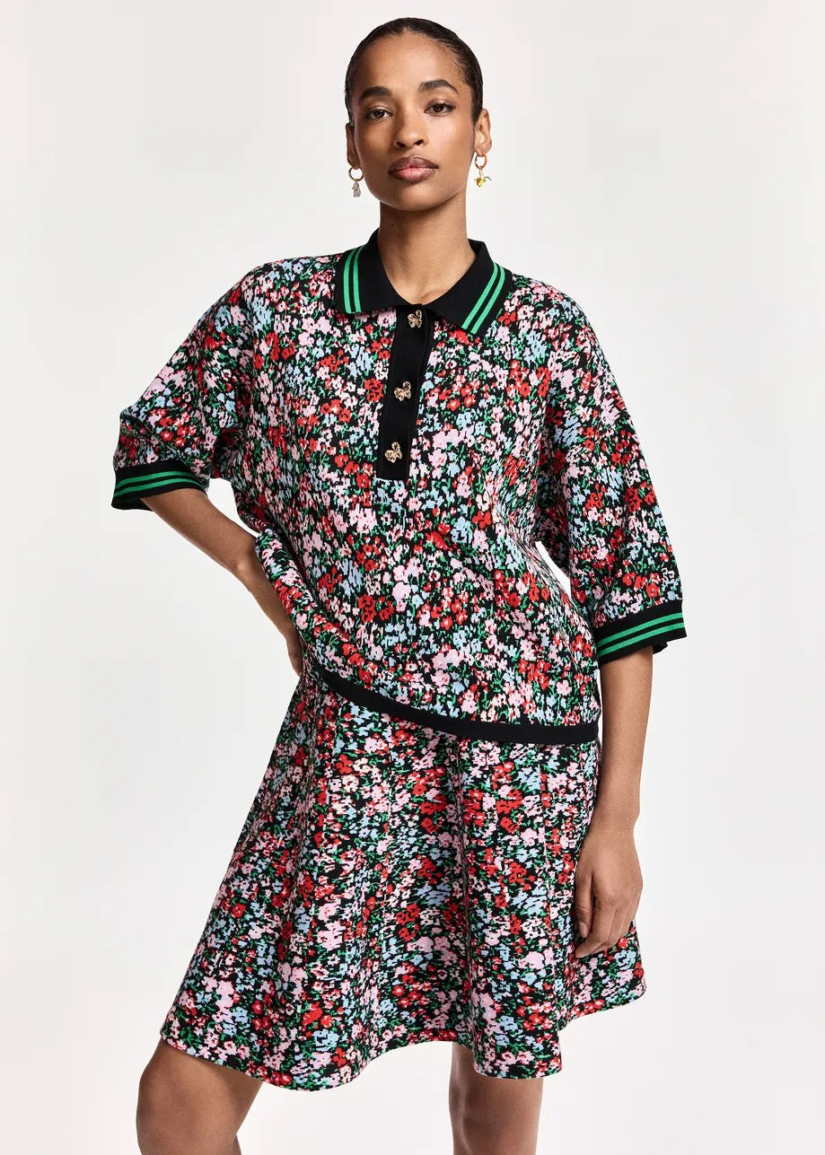 Konnie Knitted Jacquard Skirt