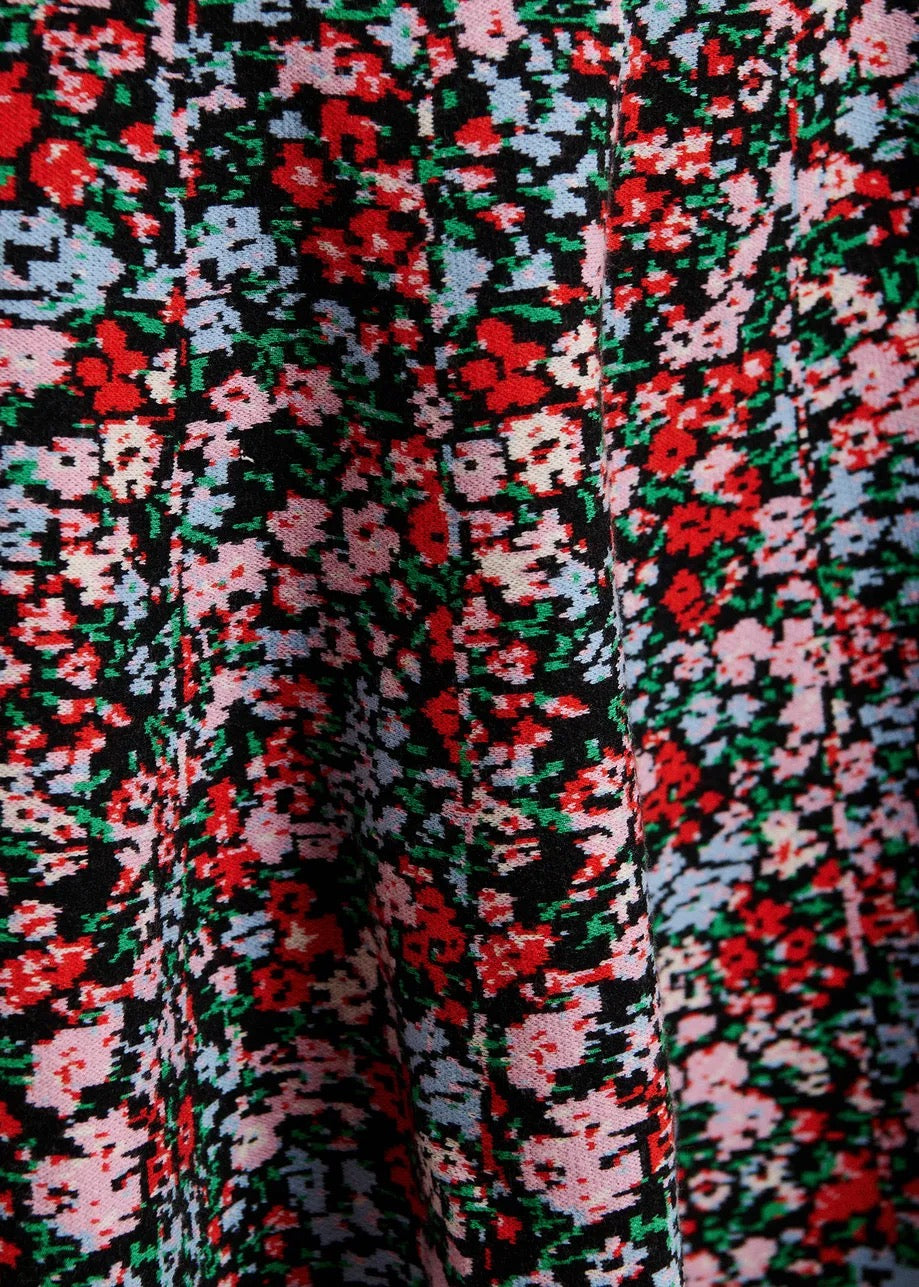 Konnie Knitted Jacquard Skirt