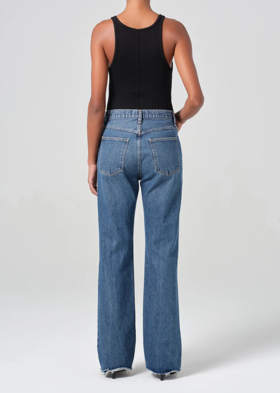 Leena Mid Rise Baby Flare Jean