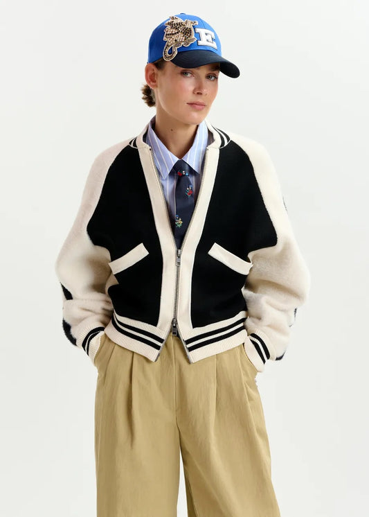 Idol Knitted Bomber Jacket