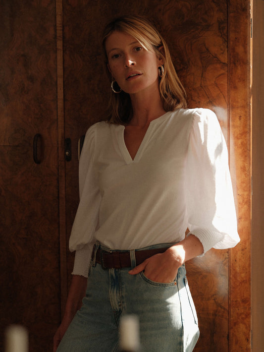 Flora Peasant Tee