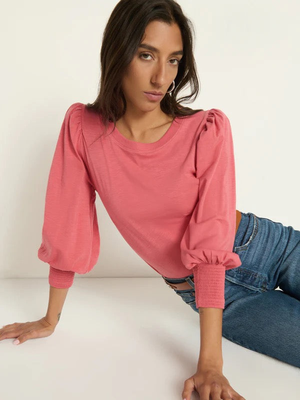 Loren Smocked Tee