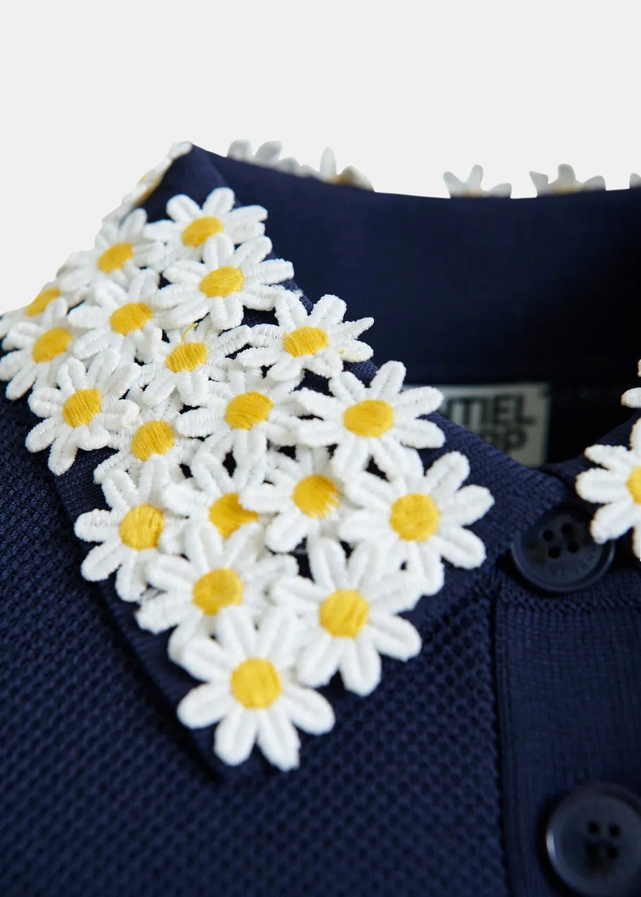 Jember Polo with Embroidered Collar
