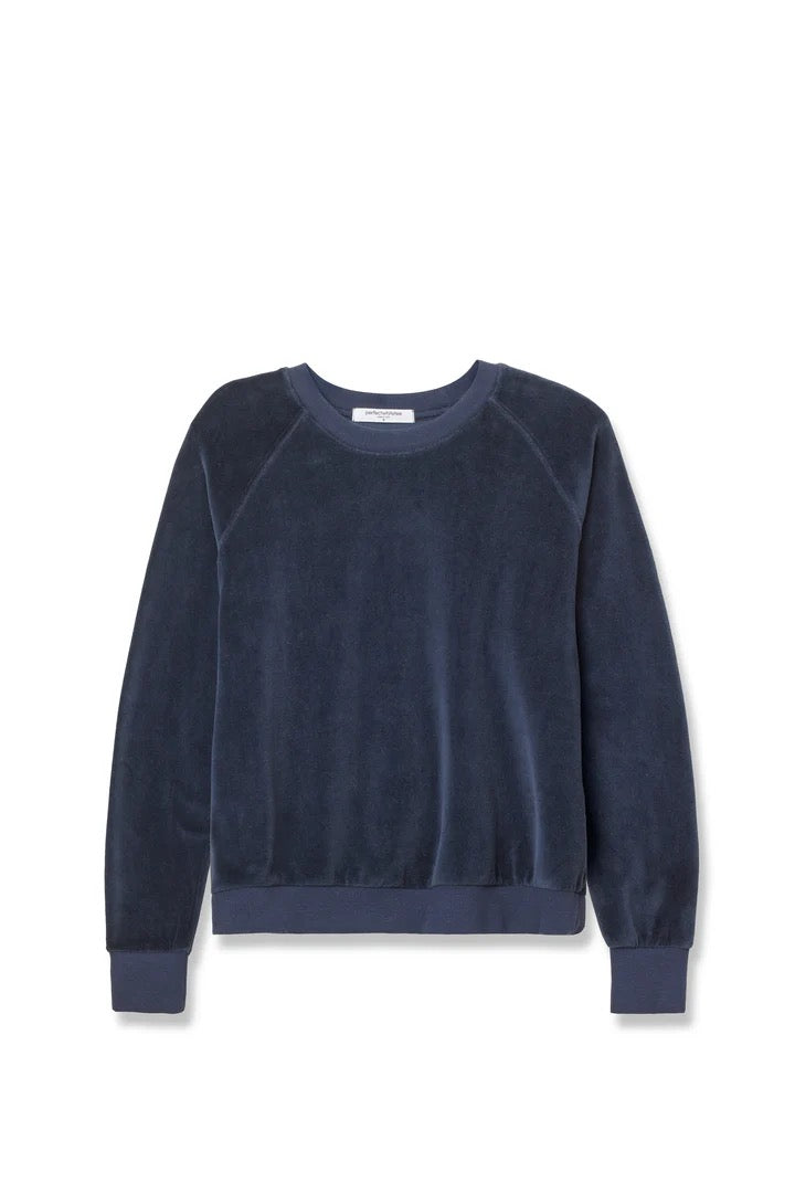 Stella Velour Shrunken Raglan Sweatshirt